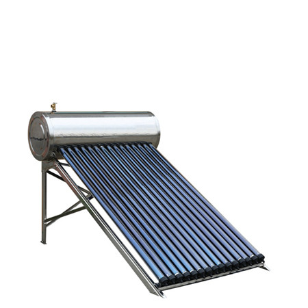 ცხელი გაყიდვები 100 ლ მაღალი ხარისხის კომპაქტური არა წნევის ქვეშ მზის ენერგიის ცხელი წყლის მზის გამათბობელი
